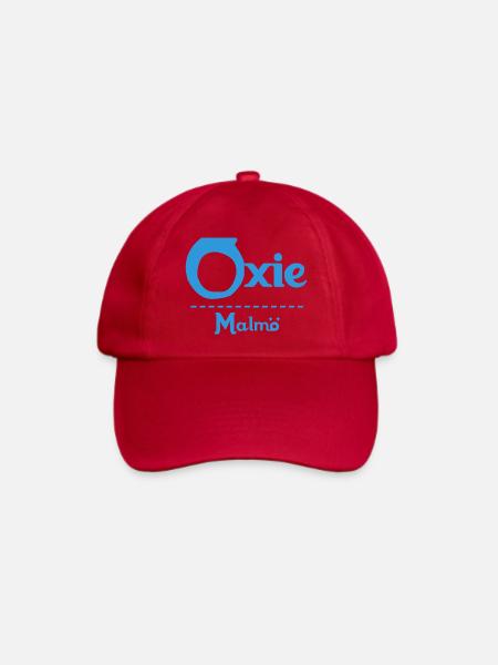 Oxie – Malmö Sky Blue Design - Baseballkappe - klassisch Rot