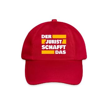 Jurist als Arbeit - Baseballkappe - klassisch Rot - Vorne