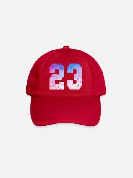 Ausgabe 23 – 23-jähriges Jubiläumsgeschenk - Baseballkappe - klassisch Rot