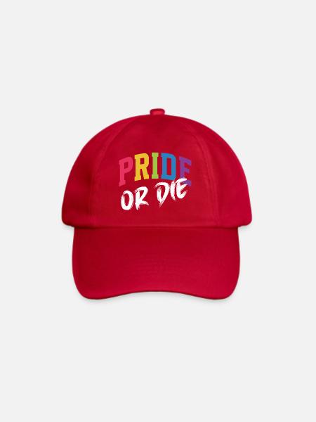 LGBT-Pride-Monat – Pride or Die - Baseballkappe - klassisch Rot