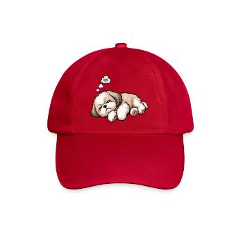 Shih tzu Shih tzus Shih tzu Besitzer Shih tzu fan - Baseballkappe - klassisch Rot - Vorne