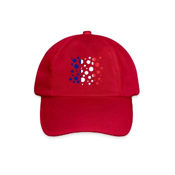 Frankreich, Frankreich flagge, fra, FRA, france - Baseballkappe - klassisch Rot - Vorne