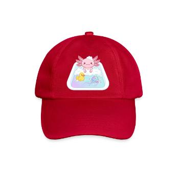 Badewannen Axolotl - Baseballkappe - klassisch Rot - Vorne