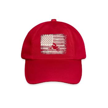 Tireprint Flag Rider - Baseballkappe - klassisch Rot - Vorne