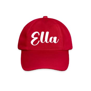 ella name - Baseballkappe - klassisch Rot - Vorne