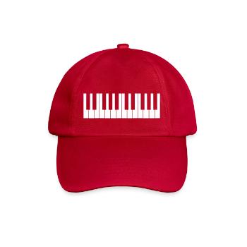 Piano Piano Playing Classical Music Instrument - Baseball Cap - classic red - Front