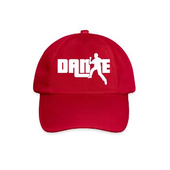 Dance Text Dancing Man Silhouette Party Music - Baseball Cap - classic red - Front