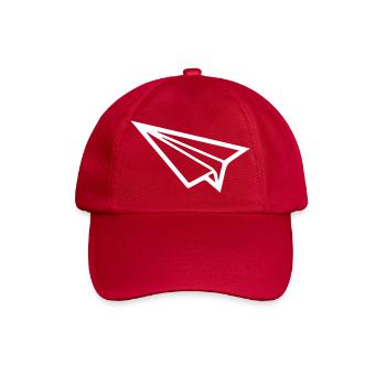 Avion en papier - Casquette classique - rouge classique - Devant