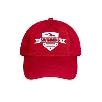 swimming - Baseballkappe - klassisch Rot - Vorne