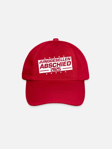 Enterrement de vie de garçon 2025 - Casquette classique - rouge classique
