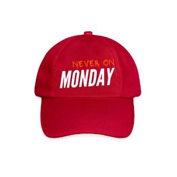 Monday - Baseballkappe - klassisch Rot - Vorne
