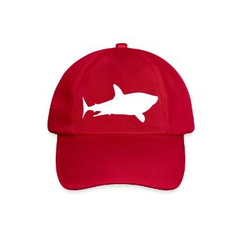shark hai - Baseballkappe - klassisch Rot - Vorne