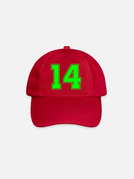 14 - Baseballkappe - klassisch Rot