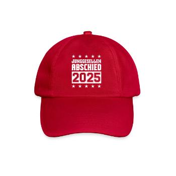 Enterrement de vie de garçon 2025 - Casquette classique - rouge classique - Devant