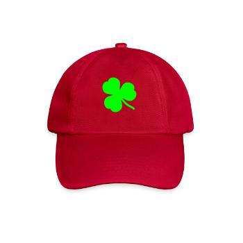 kleeblatt_2 - Baseballkappe - klassisch Rot - Vorne