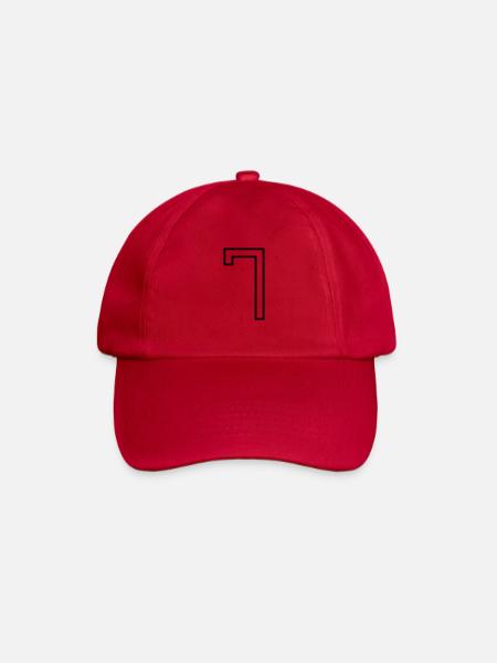 Number 7 - Casquette classique - rouge classique
