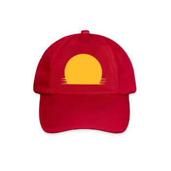 sonnenuntergang - Baseballkappe - klassisch Rot - Vorne