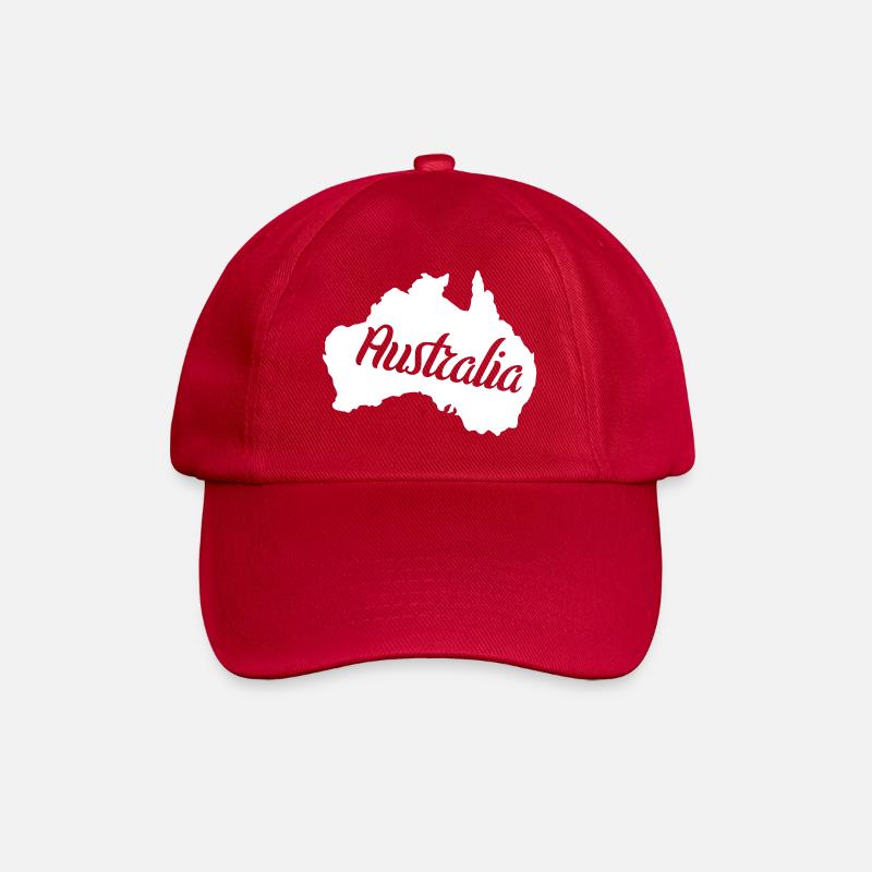 australia - Baseballkappe - klassisch Rot