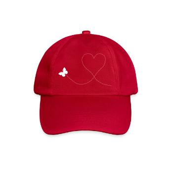 Butterfly heart love in love gift - Baseball Cap - classic red - Front