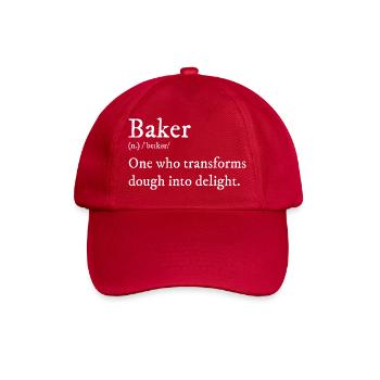 Baker Definition T-Shirt - Casquette classique - rouge classique - Devant