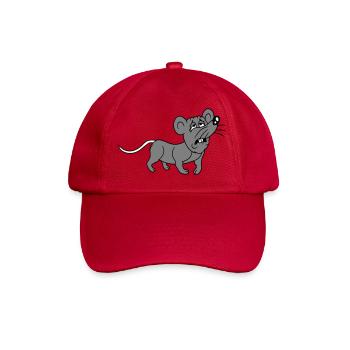 Mouse exhausted sad desperately tired suffering sweet - Baseball Cap - classic red - Front