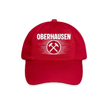 Oberhausen Glueck auf Bergbau - Baseballkappe - klassisch Rot - Vorne
