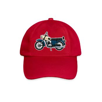 Retro Vintage Motorcycle MZ ES150/1 - Baseball Cap - classic red - Front