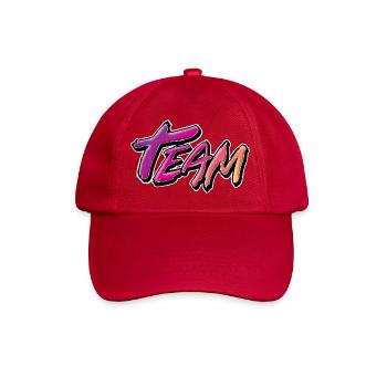 Team - Baseballkappe - klassisch Rot - Vorne