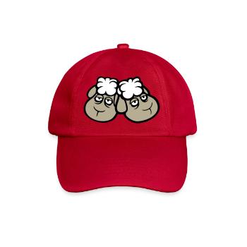 Couple de moutons Fatigué Triste Somnolent Ami épuisé - Casquette classique - rouge classique - Devant