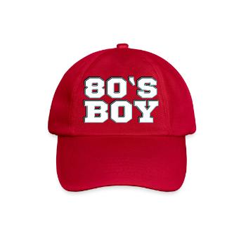 Années 80 - Casquette classique - rouge classique - Devant