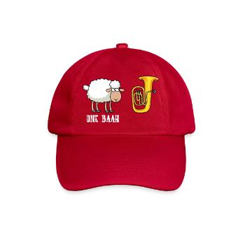 Un mouton BaaH et un tuba - Casquette classique - rouge classique - Devant