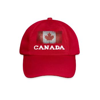 Déclaration détruite du drapeau rouge de l’érable canadien - Casquette classique - rouge classique - Devant