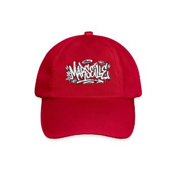 Marseille Graffiti Hip Hop - Baseballkappe - klassisch Rot - Vorne