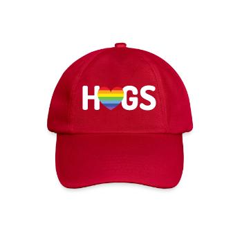 LGBT Hugs - Baseball Cap - classic red - Front