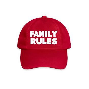 Règles de famille - Casquette classique - rouge classique - Devant