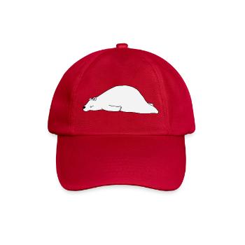 Ours paresseux Drôle Halloween Costume Mignon Ours endormi - Casquette classique - rouge classique - Devant