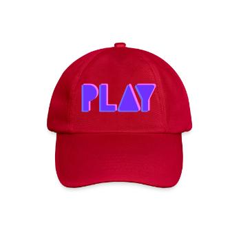 Press Play – Musique Party DJ Shirt Style Club - Casquette classique - rouge classique - Devant