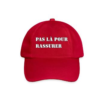 Not there to reassure - Baseball Cap - classic red - Front