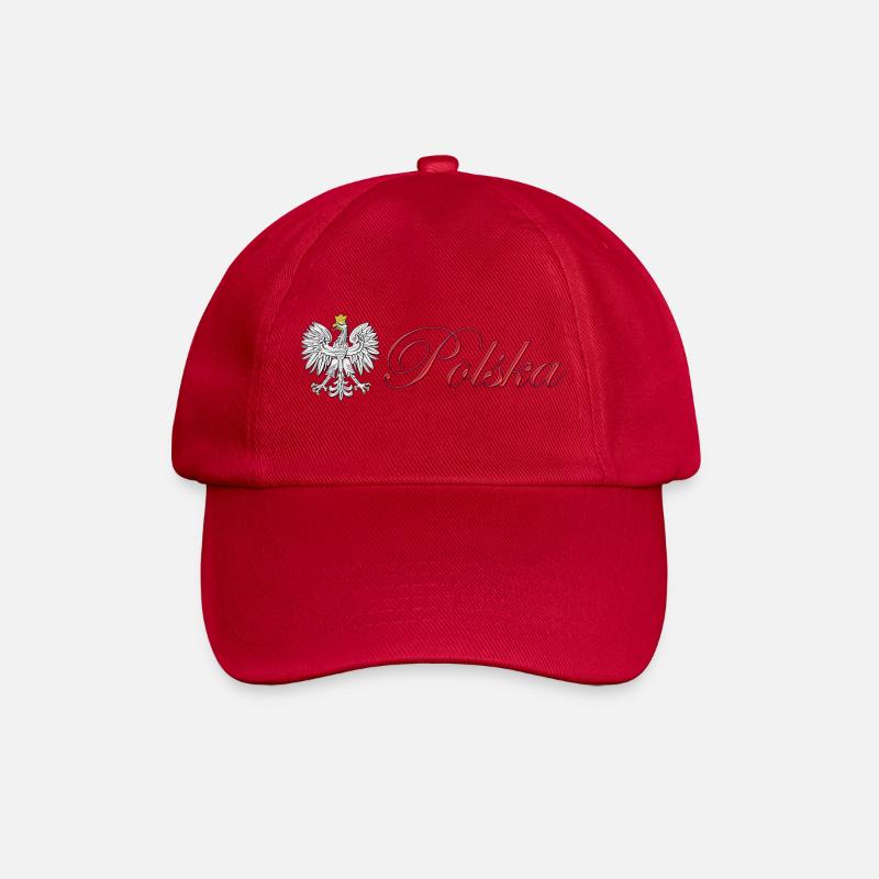 Polska - Pologne - Casquette classique - rouge classique