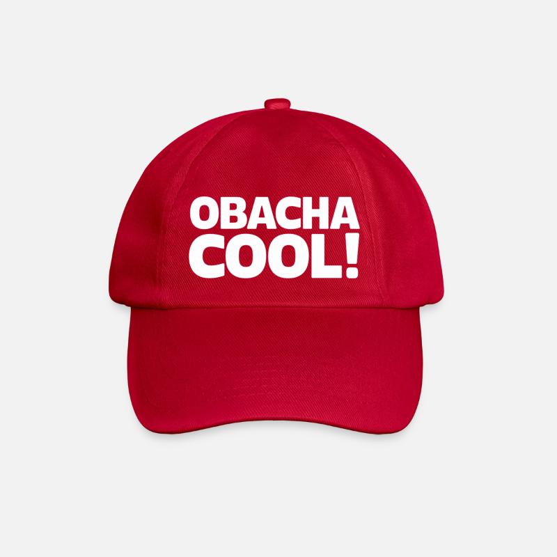 Obacha cool! Lustiger schwäbischer Spruch Geschenk - Baseballkappe - klassisch Rot