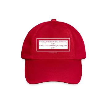 proverbes 169 - Casquette classique - rouge classique - Devant