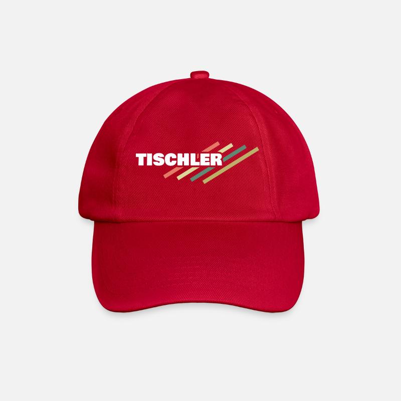 Tischler - Baseballkappe - klassisch Rot
