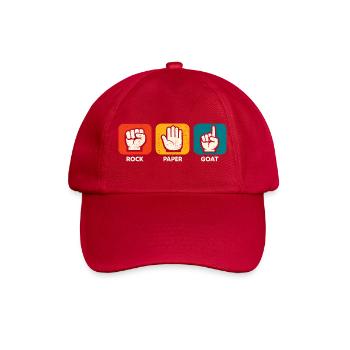 Chèvre en pierre en papier numéro 1 Chèvre - Casquette classique - rouge classique - Devant