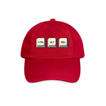 Strg Alt Entf - Baseballkappe - klassisch Rot - Vorne