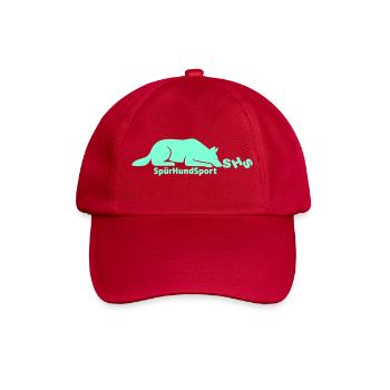SHS Logo aquamarin - Baseballkappe - klassisch Rot - Vorne