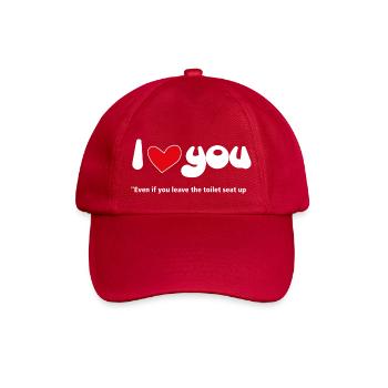 Je t’aime - Citations drôles Couples NOUVEAU 08 - Casquette classique - rouge classique - Devant
