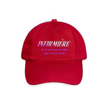 NURSE NURSE DOCTOR HUMOR DRÖLES - Baseball Cap - classic red - Front