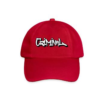 Étiquette criminelle - Casquette classique - rouge classique - Devant