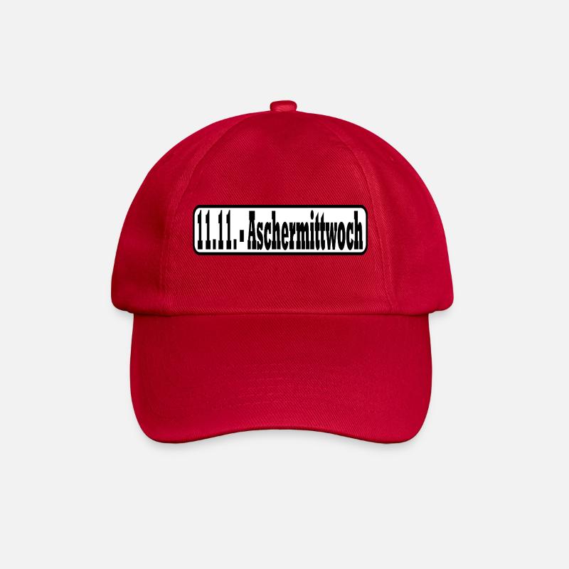 11.11. Mercredi des Cendres - Casquette classique - rouge classique