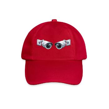 Surveillance Camera - Baseball Cap - classic red - Front